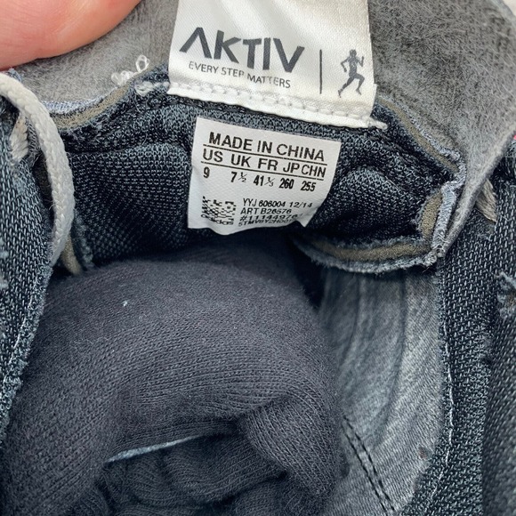 Adidas Running Shoes Womens 9 AKTIV Trails Hiking‎ Gray Pink NO INSOLES B26576 - Picture 11 of 12